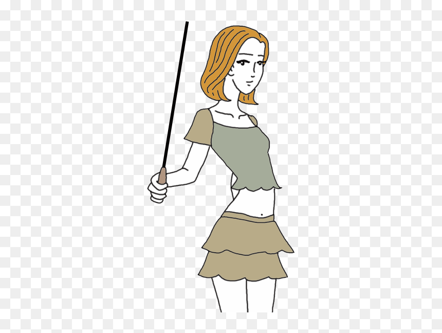 Dreaming And Meanings Baton Or Wand - Cartoon, HD Png Download - elder wand png