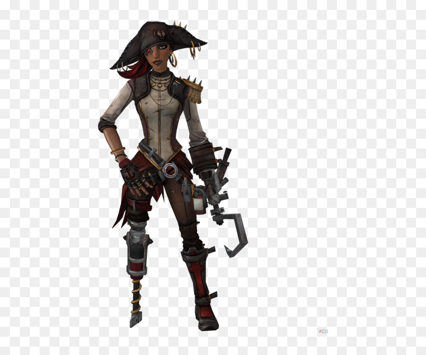 Borderlands 2 Captain Scarlett Updated By Ogloc069-d8ixmy6, HD Png Download - borderlands psycho png