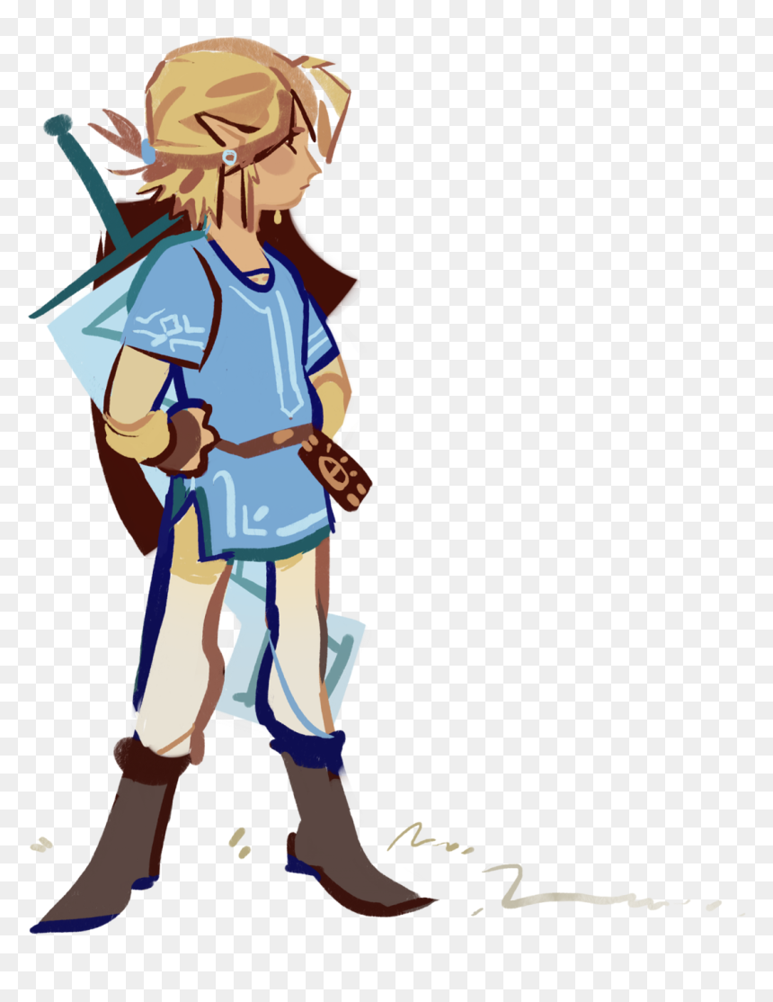 Cartoon, HD Png Download - zelda botw png