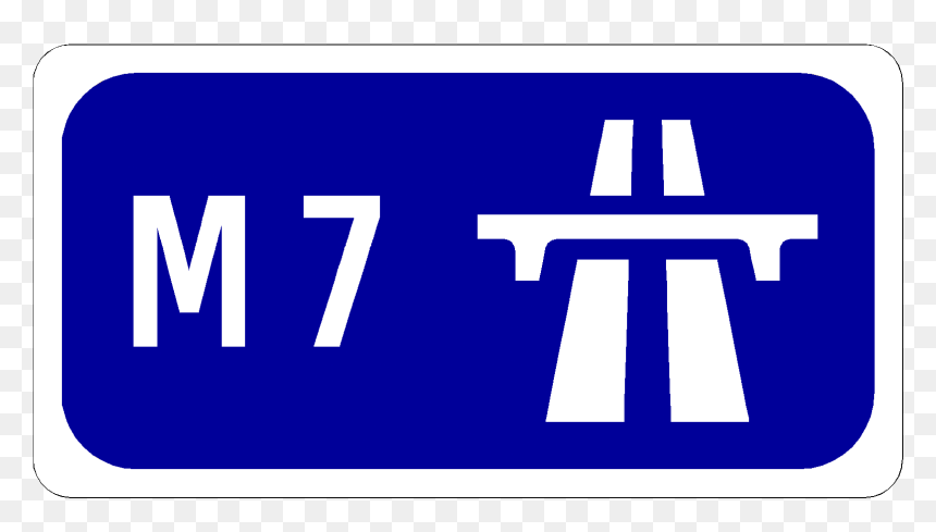 M7 Motorway Ie - Controlled-access Highway, HD Png Download - n7 png