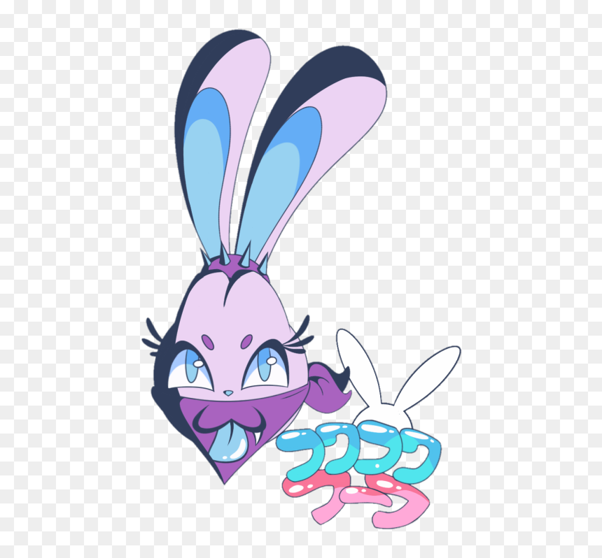 Easter Bunny Clip Art Illustration Product - Cute Cartoon How To Draw A Bunny, HD Png Download - retarded png