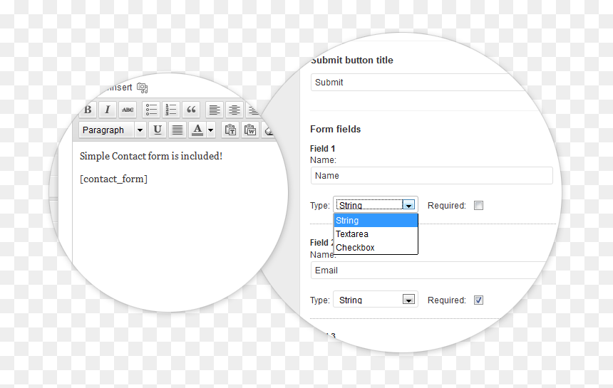 Circle, HD Png Download - contact form png
