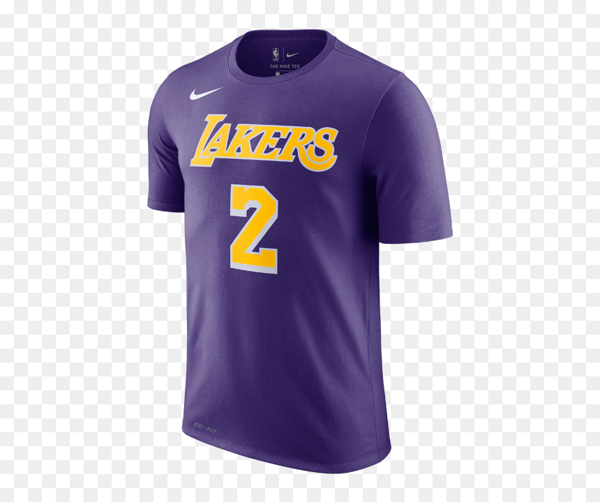 Lakers T Shirt Lebron, HD Png Download - lonzo png