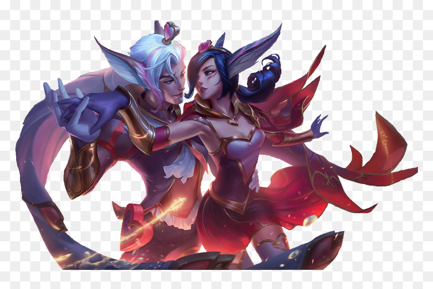 Xayah And Rakan Png, Transparent Png - xayah png