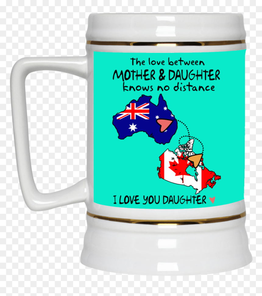 The Love Between Mother & Daughter Knows No Distance - Australian Flag, HD Png Download - colt 45 beer png