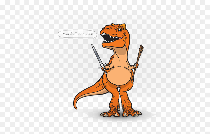 Cartoon, HD Png Download - you shall not pass png