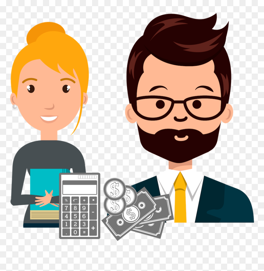Caricatura Hombre Con Barba Animado, HD Png Download - contador png