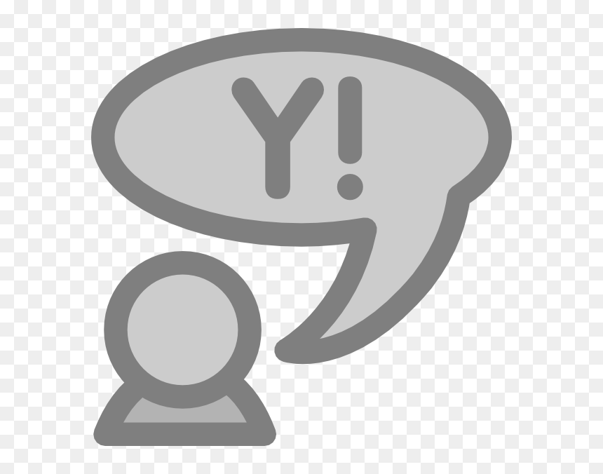 Transparent Collecting Data Clipart - Rip Yahoo Messenger, HD Png Download - ikon png