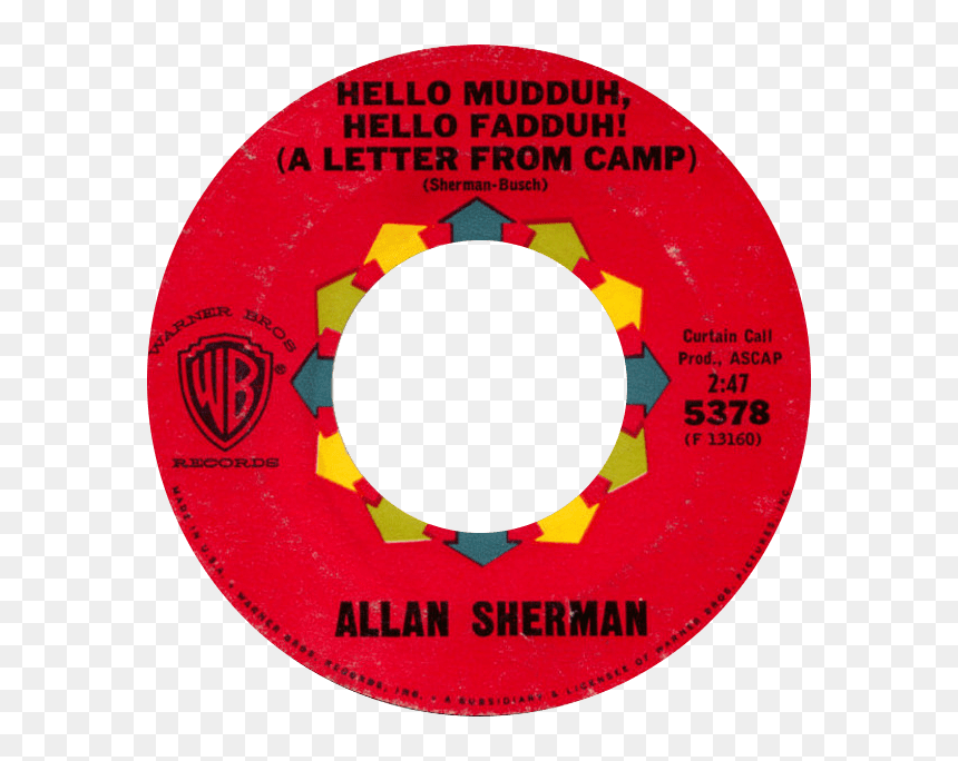 Medium 45 1963 Allansherman Hellomudduh - Circle, HD Png Download - epic sax guy png