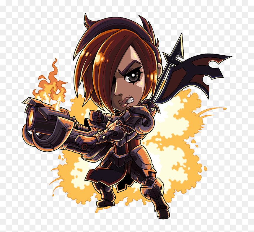 Paladins Chibi, HD Png Download - androxus png