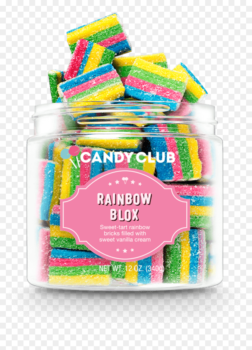 Candy Club - Rainbow Blox - Confetti, HD Png Download - rainbow confetti png