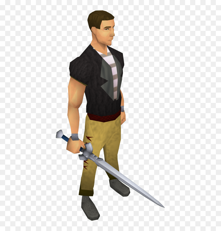 Runescape White Longsword, HD Png Download - short sword png