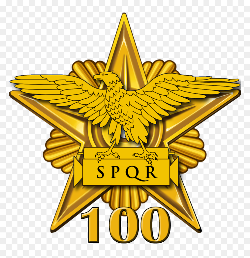 Roman Barnstar 100, HD Png Download - spqr png