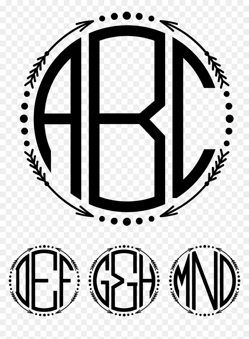 New Orleans Saints Svg Files, HD Png Download - monogram frames png