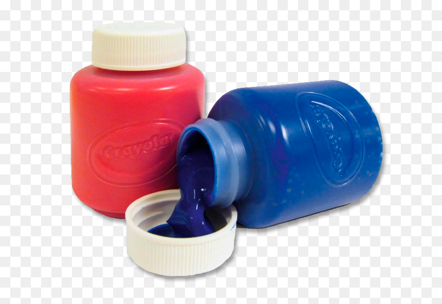 Blue Crayola Paint, HD Png Download - bote de pintura png