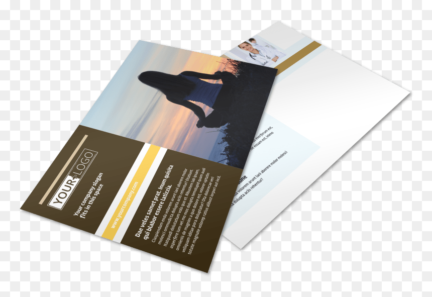 Womens Health Non Profit Postcard Template Preview - Graphic Design, HD Png Download - women's health logo png