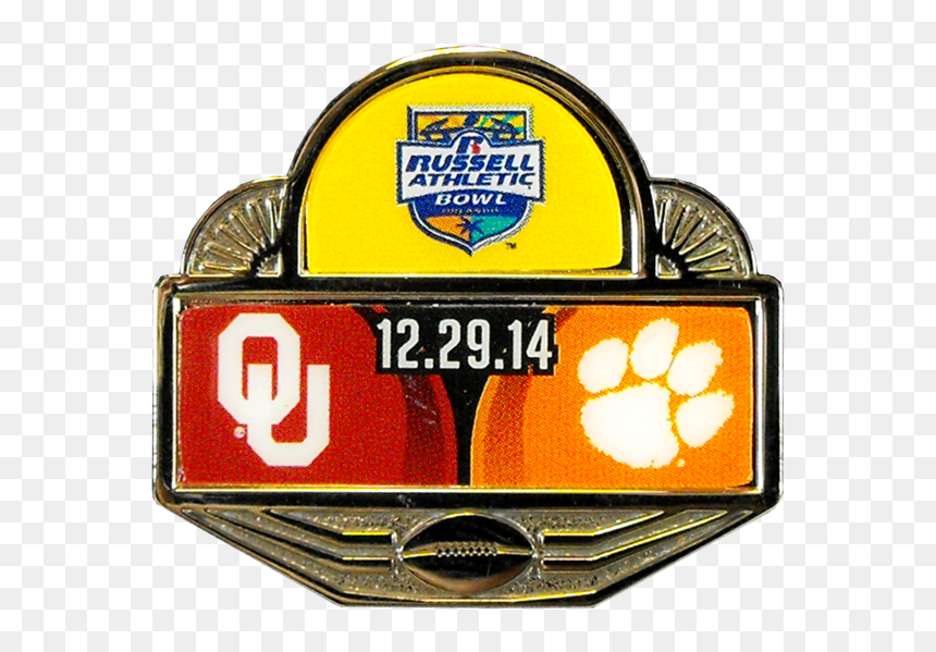 2014 Russell Athletic Bowl Pin - Emblem, HD Png Download - russell athletic logo png