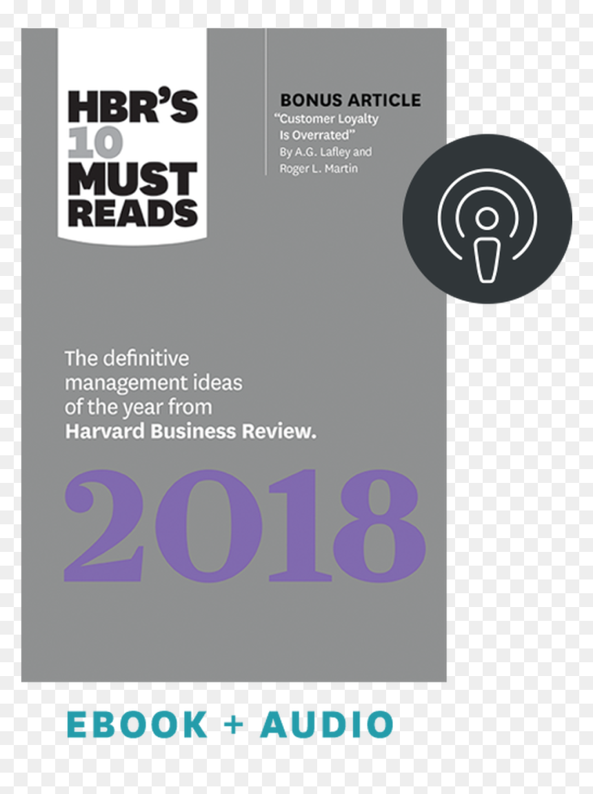 Hbr"s 10 Must Reads 2018 Hbr Ideacast Audio Interviews - Hbr's 10 Must Reads 2018 The Definitive Management, HD Png Download - hbr logo png