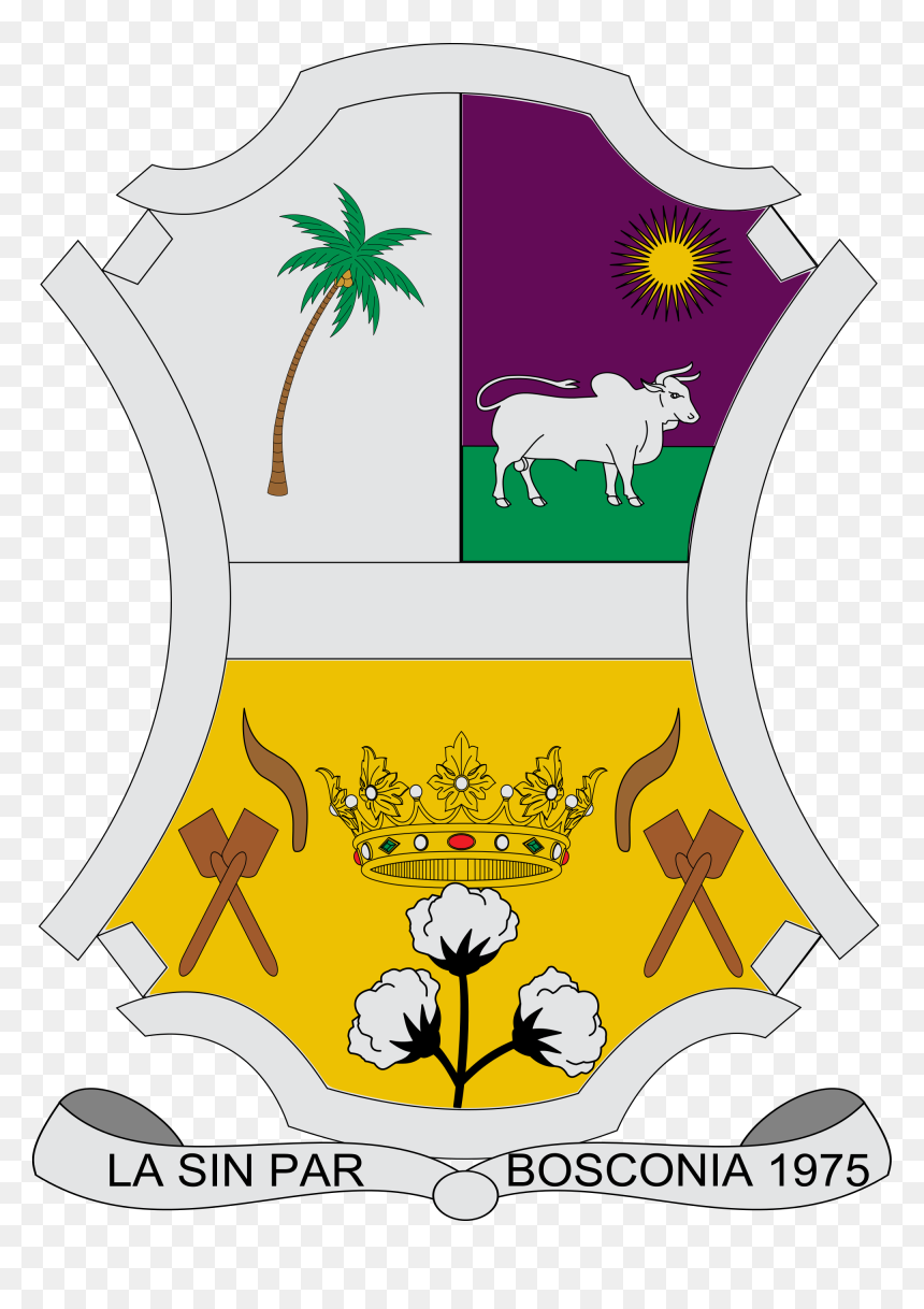 Escudo De Bosconia Cesar Clipart , Png Download - Escudo De Bosconia, Transparent Png - escudo de colombia png