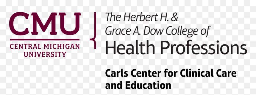 Carls Center For Clinical Care And Education - Cmu Health Professions, HD Png Download - central michigan university logo png