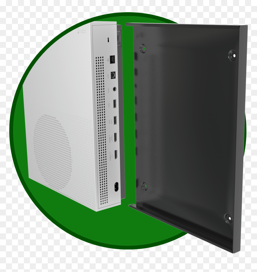 Xbox One S Wall Mount Cc - Xbox One S Wall Mount, HD Png Download - xbox one.png