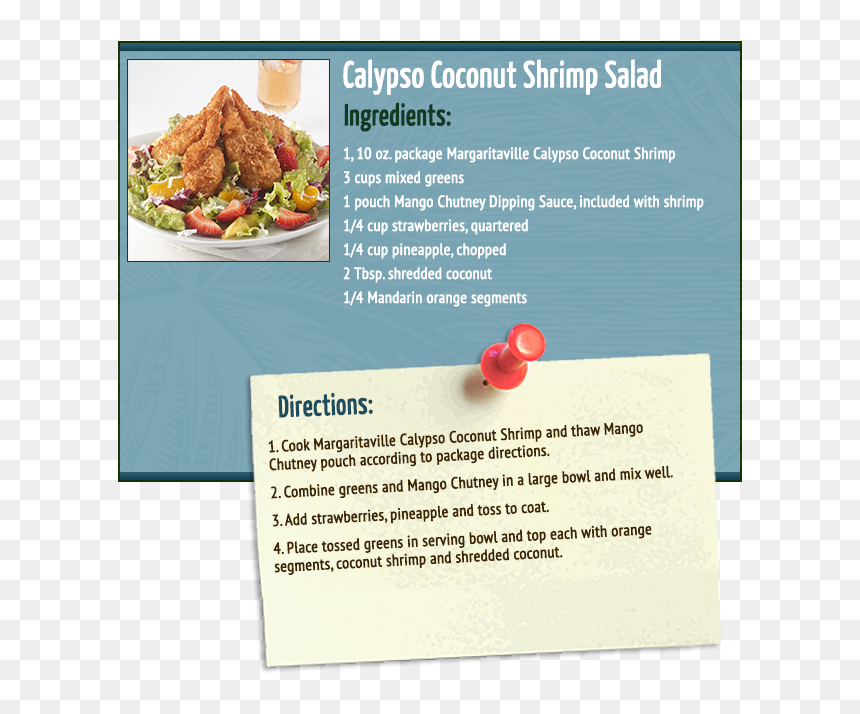 Calypso Coconut Shrimp Salad - Tempura, HD Png Download - jewel osco png