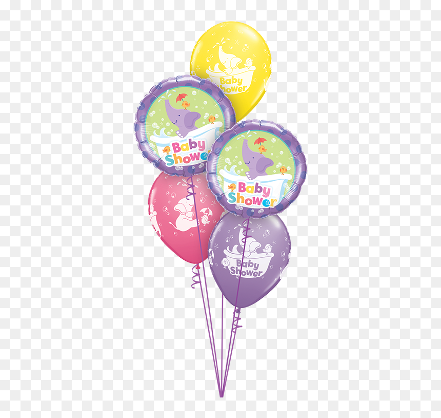 Balloon, HD Png Download - baby elephant baby shower png