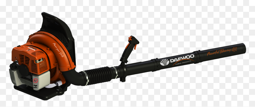 Sopladora Hojas Daewoo Naftero 58cc Motor Nafta Explosion, HD Png Download - leaf blower png