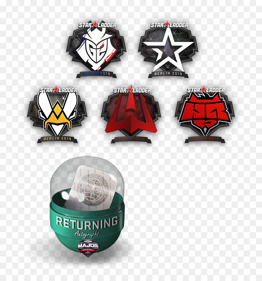 Team Stickers 2019 Berlin Major, HD Png Download - csgo stickers png