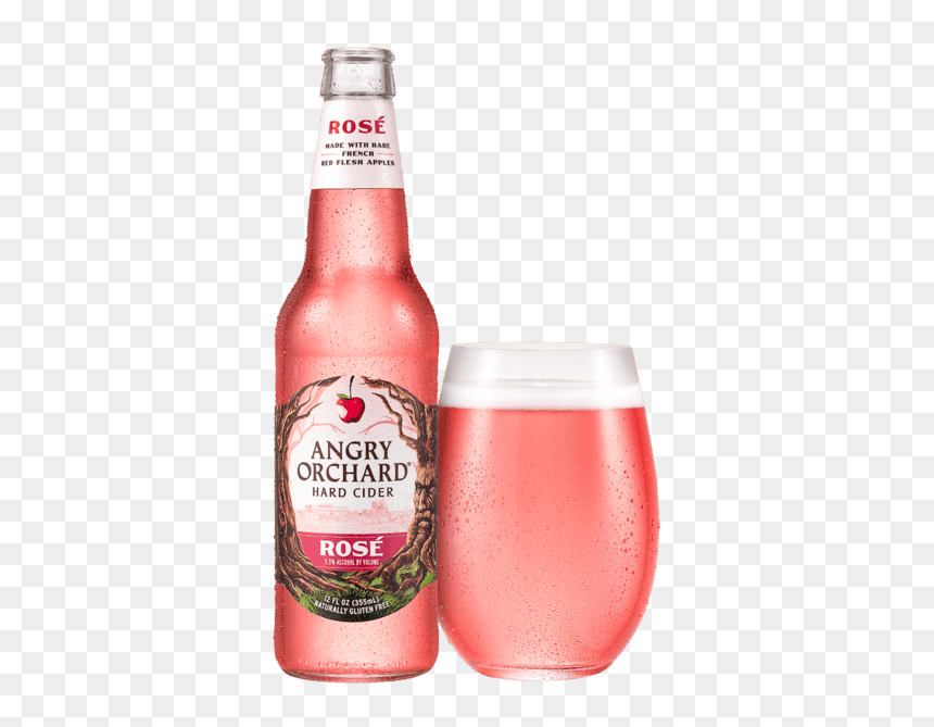 Angry Orchard Rose Bottle, HD Png Download - angry orchard png