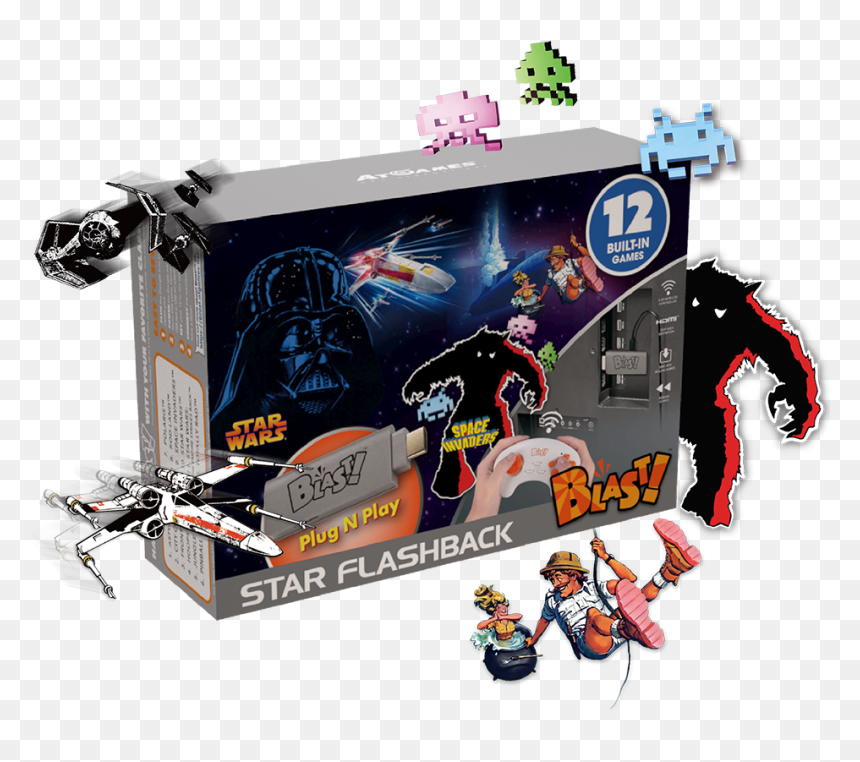 Full Game List For The Atgames Star Flashback Blast - Toy Vehicle, HD Png Download - flashback png
