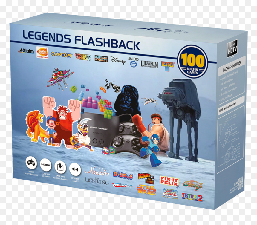 Atgames Legends Flashback Deluxe, HD Png Download - flashback png