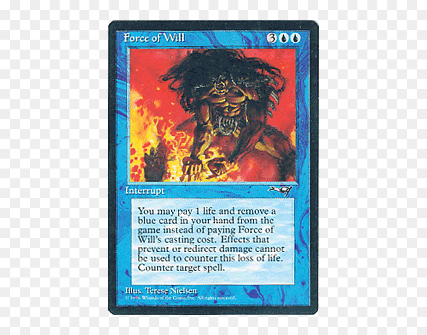 Magic The Gathering Comprar Force Of Will, HD Png Download - force of will png