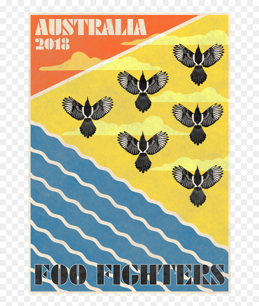Magpie, HD Png Download - foo fighters png