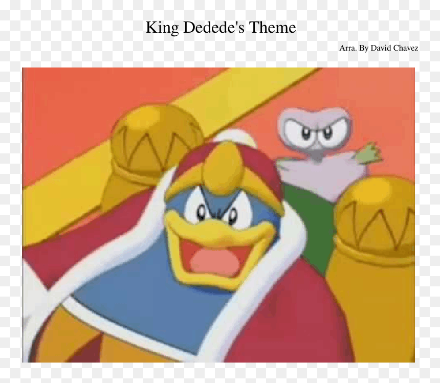 Need A Monster To Clobber That There Kirby, HD Png Download - dedede png