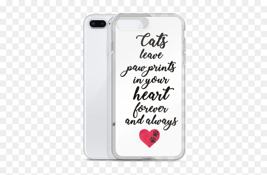 Mobile Phone Case, HD Png Download - heart paw print png