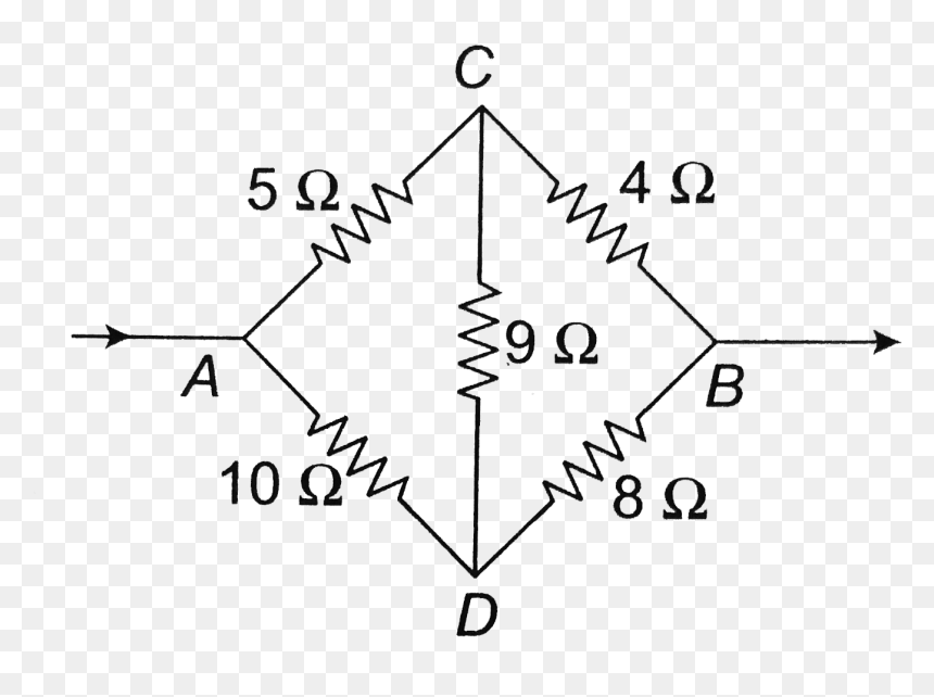Five Resistors Are Connected In A Circuit, HD Png Download - resistor symbol png