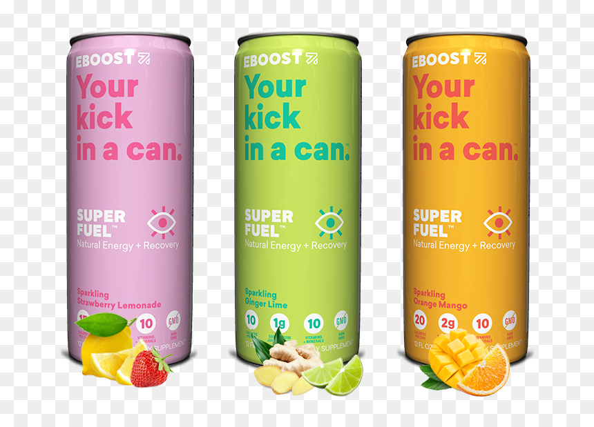 Eboost Your Kick In A Can, HD Png Download - caffeine molecule png
