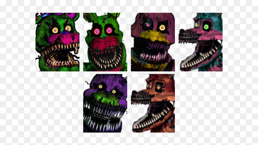 Fnaf Blacklight Nightmare, HD Png Download - blacklight png