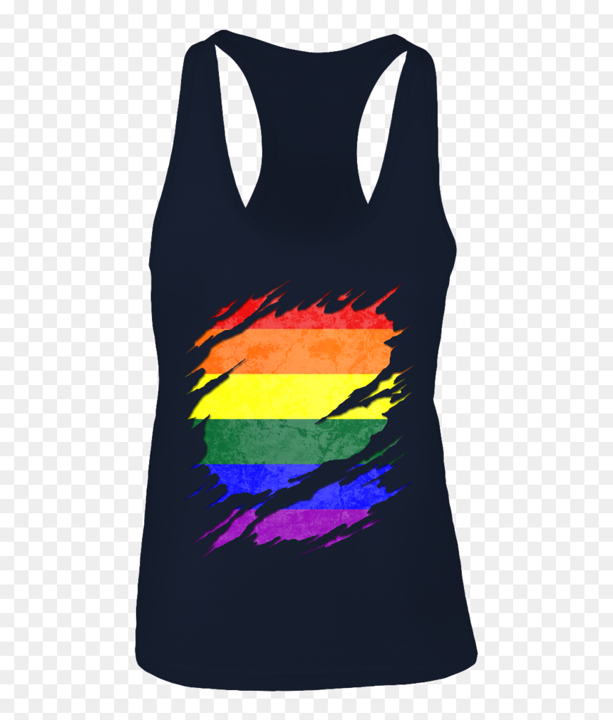 Rainbow Flag, HD Png Download - ripped skin png