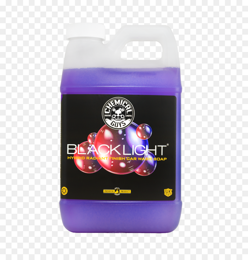 Hybrid Radiant Finish Car Wash Soap For Black &amp - Chemical Guys Blacklight Soap, HD Png Download - blacklight png