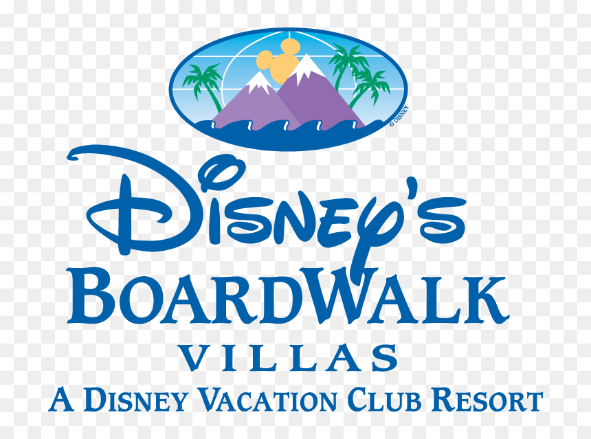 Transparent Resort Clipart - Disney's Boardwalk Villas Logo, HD Png Download - walt disney world png