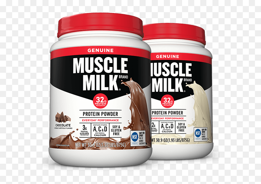 Muscle Milk Genuine Protein Powder, HD Png Download - muscle milk png