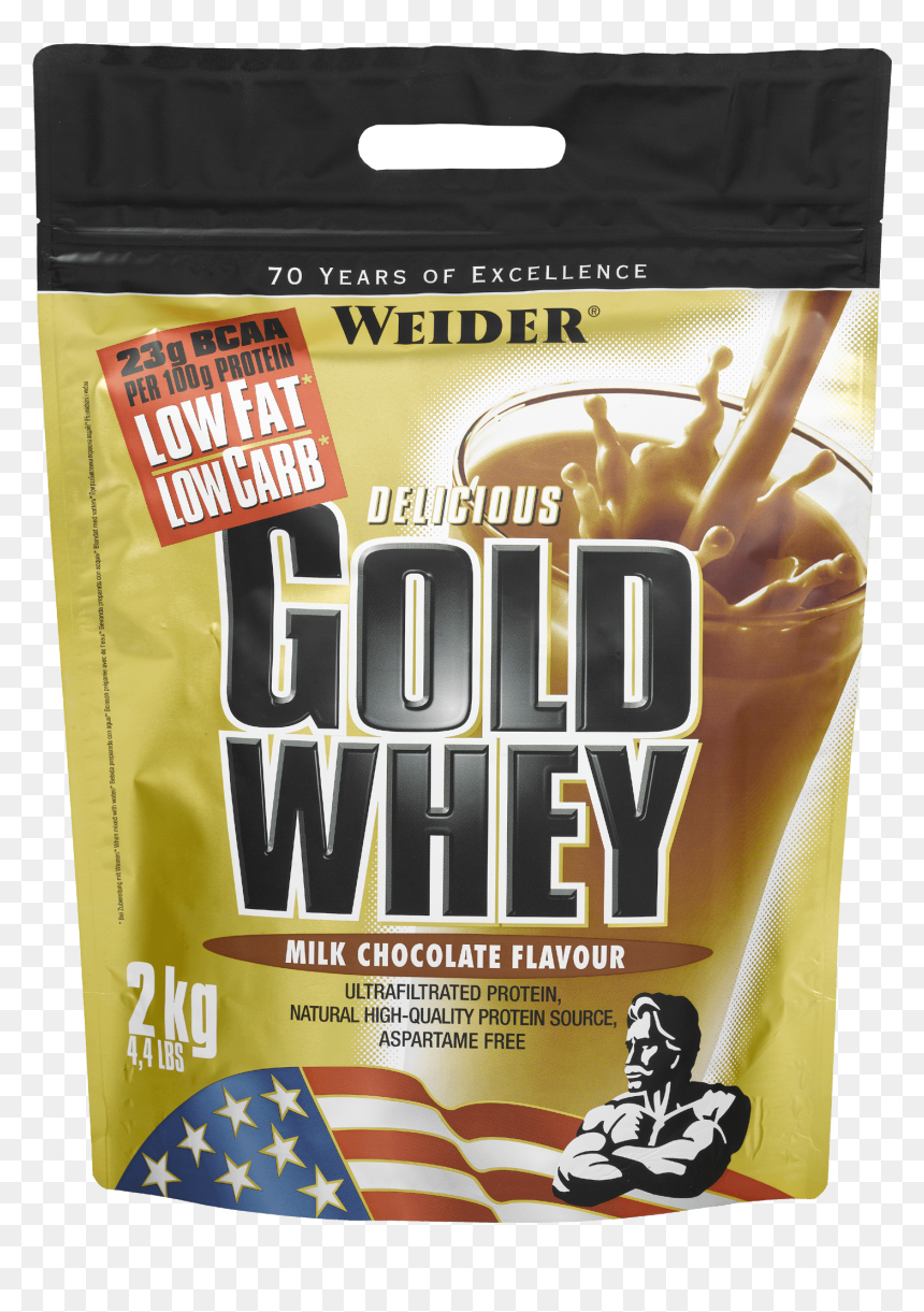 Protein Gold Whey - Weider Gold Whey 2 Kg, HD Png Download - muscle milk png