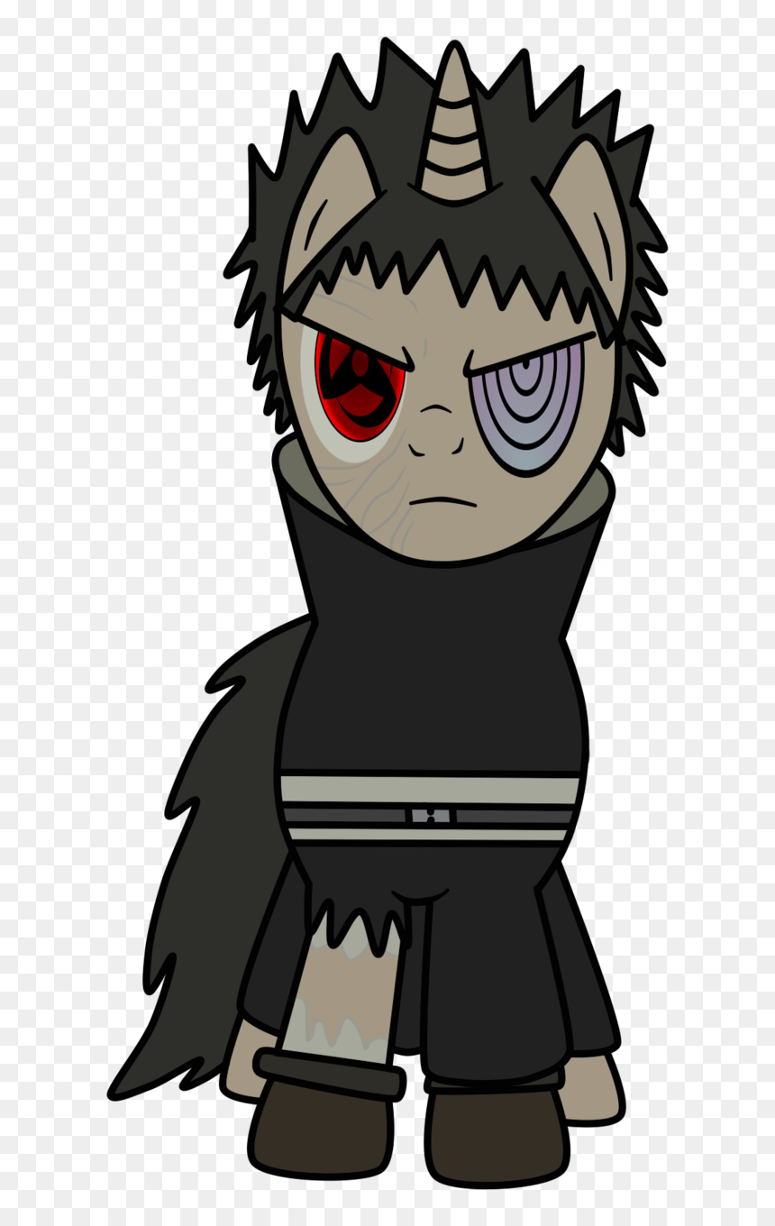 Lancerdarksoul, Clothes, Crossover, Looking At You, - Cartoon, HD Png Download - obito uchiha png