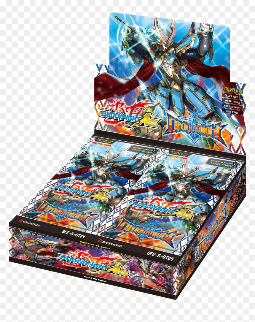 Buddyfight Drago Knight Booster Box, HD Png Download - drago png