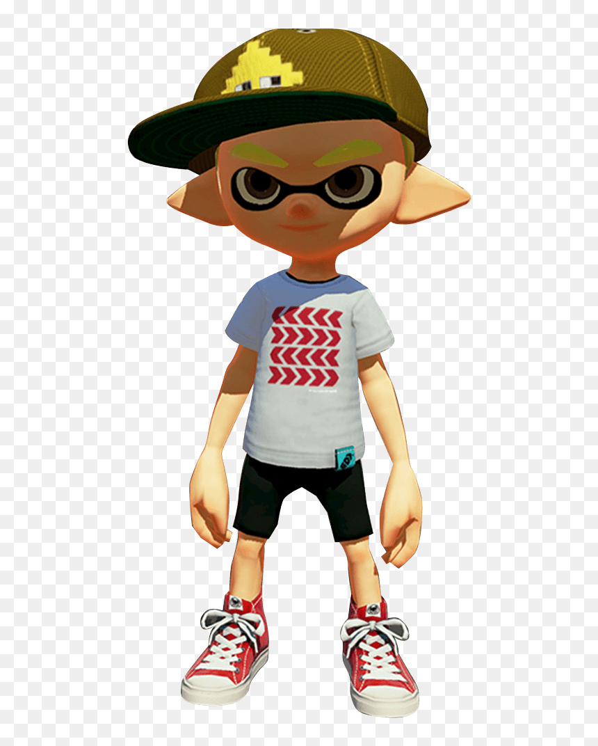 Cartoon, HD Png Download - splatoon inkling png