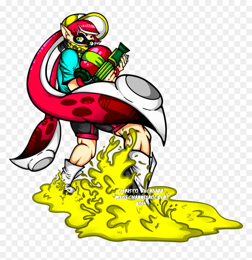 Cartoon, HD Png Download - splatoon inkling png