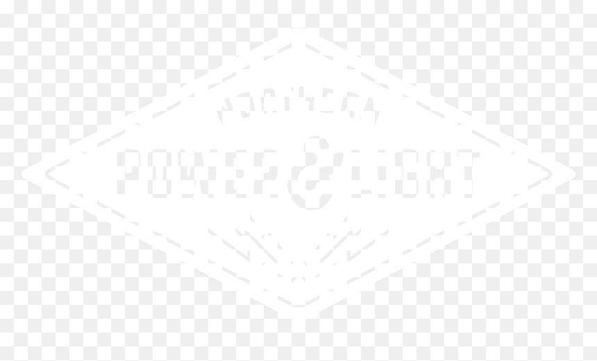 Np&l Logo Line Knockout White - Toxic Black And White, HD Png Download - knockout png