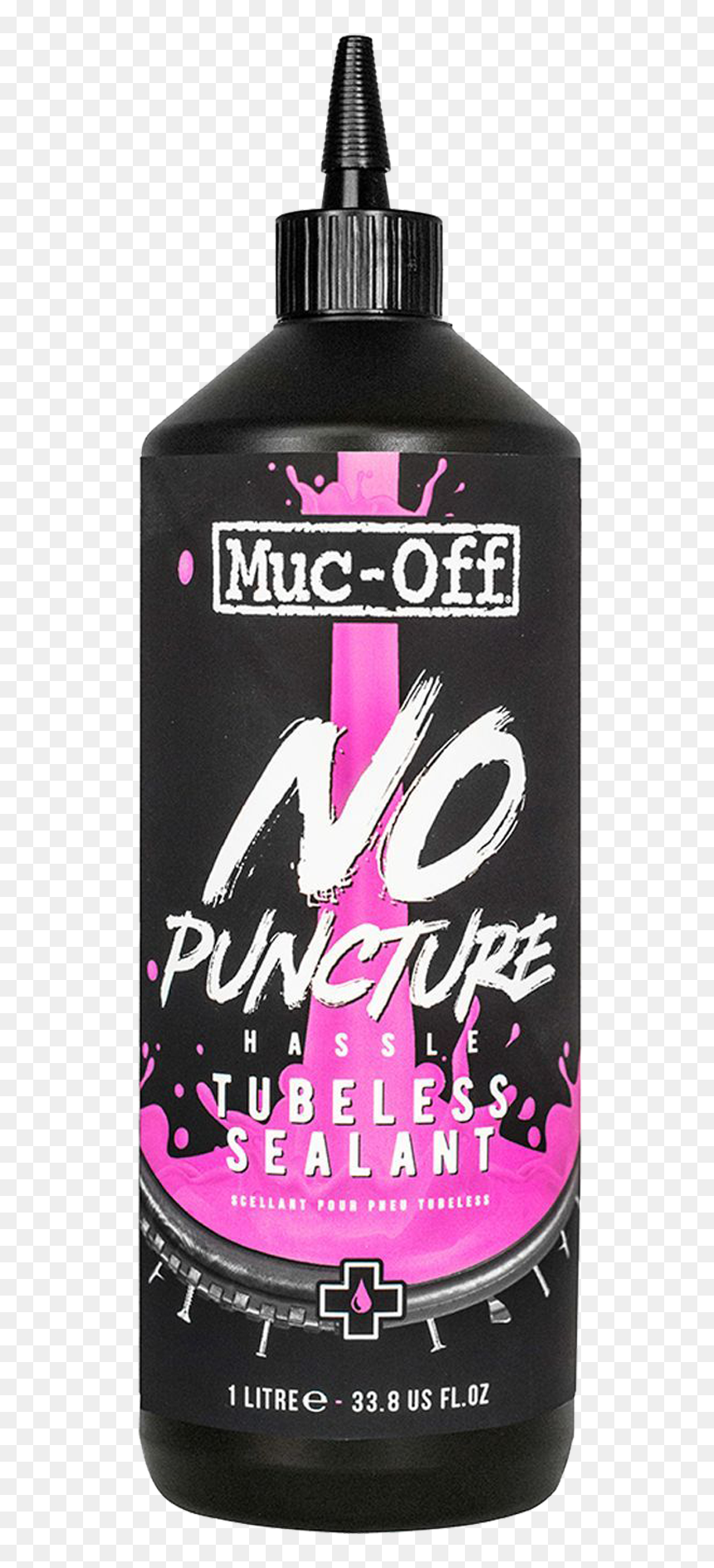 Muc-off No Puncture Hassle Tubeless Sealant - Muc Off, HD Png Download - glitter trail png